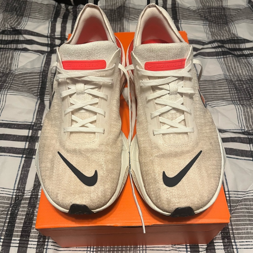 Nike Invincible 3 White Bright Crimson Size 11